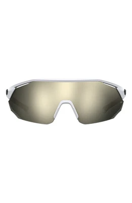 Under Armour 99mm Mirrored Sport Sunglasses in Grey at Nordstrom