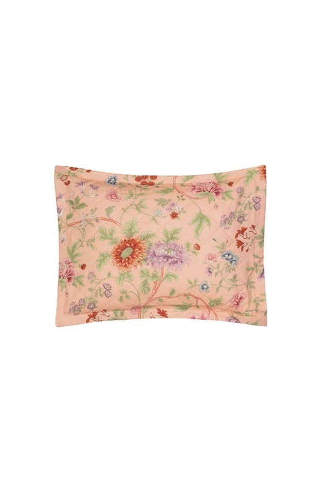 Matouk Simone Linen Pillow Sham in Apricot at Nordstrom