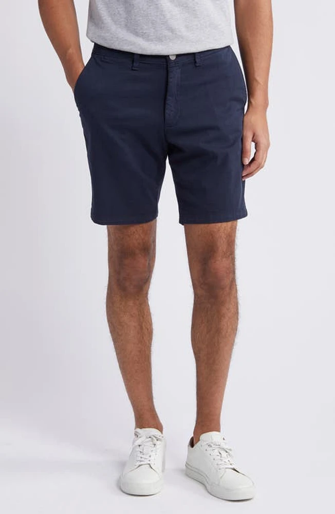 DL1961 Jake Flat Front Chino Shorts Classic Navy at Nordstrom,