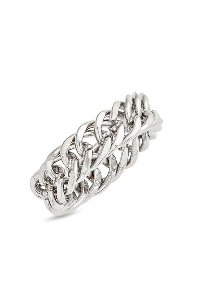 BEN ONI Cody Chain Link Ring Silver at Nordstrom,