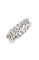 BEN ONI Cody Chain Link Ring Silver at Nordstrom,