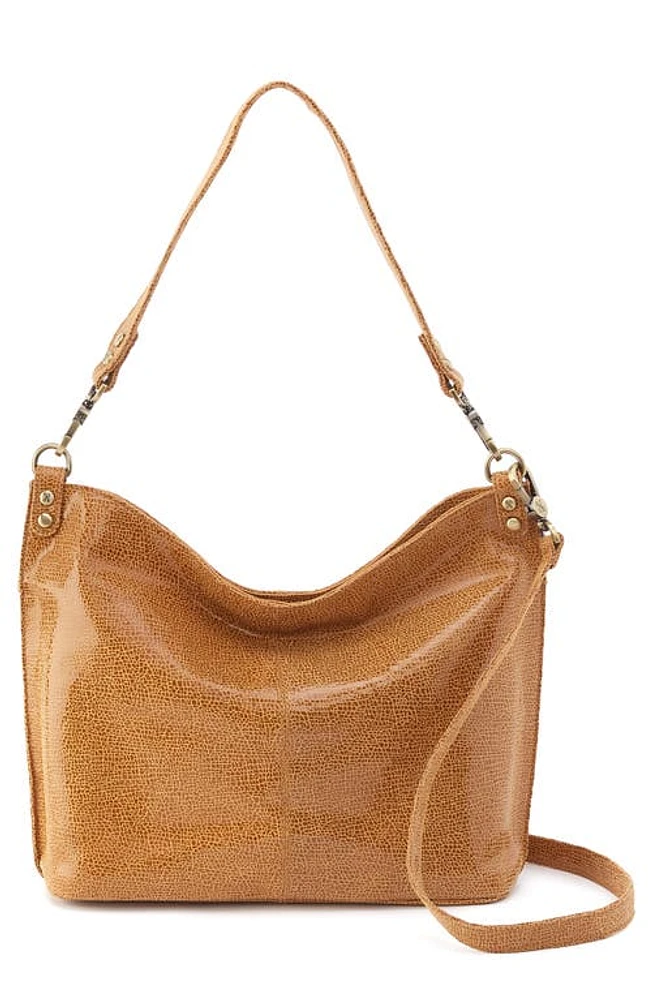 HOBO Pier Leather Tote in Cedar Crackle Print at Nordstrom