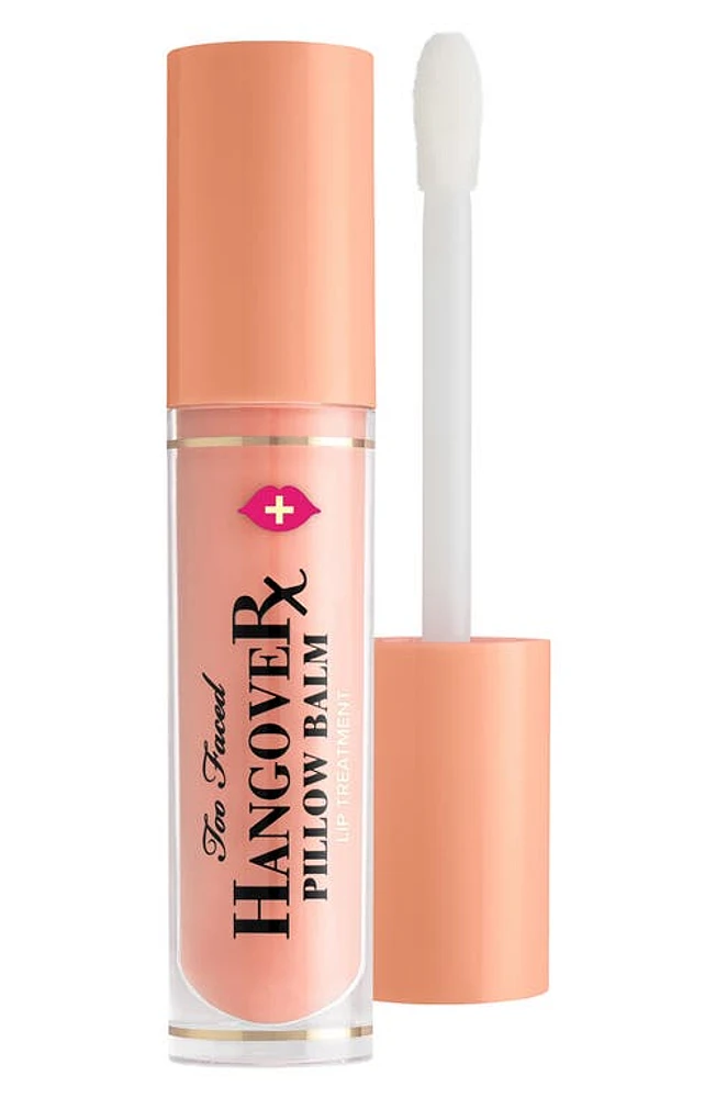 Too Faced Hangover Pillow Balm Ultra-Hydrating Lip Balm in Mango Kiss at Nordstrom