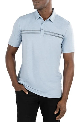 TravisMathew Dsert Drive Polo in Faded Denim at Nordstrom, Size Medium