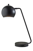 ADESSO LIGHTING Emerson Charging Desk Lamp in Black at Nordstrom