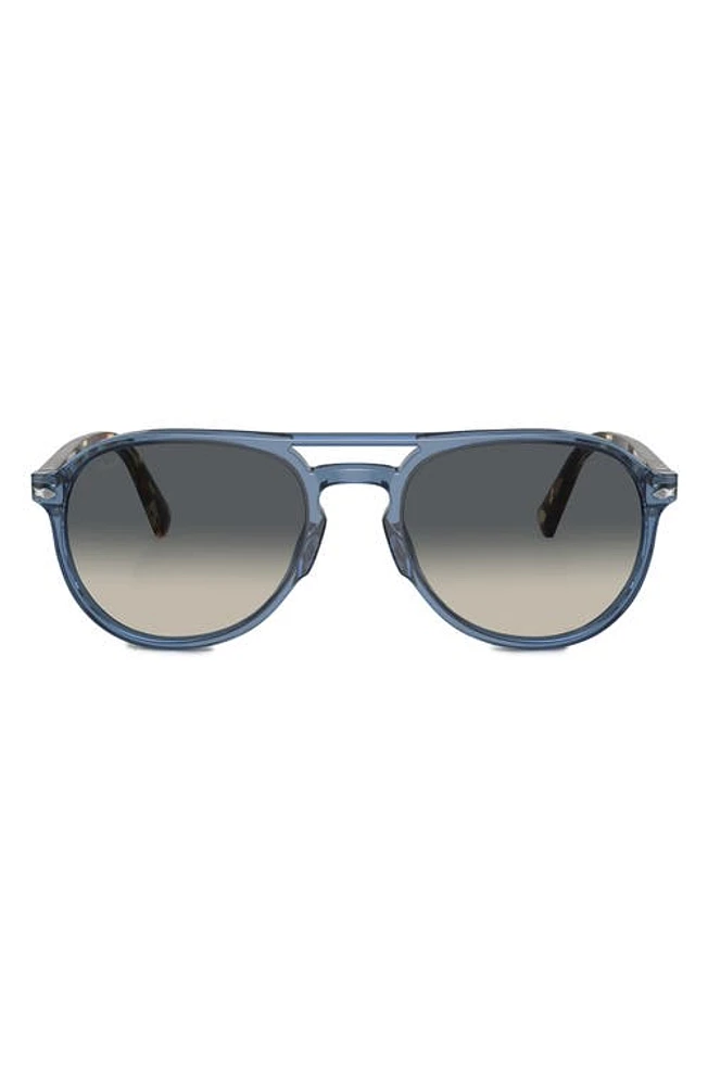 Persol 55mm Pilot Sunglasses in Navy at Nordstrom