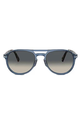 Persol 55mm Pilot Sunglasses in Navy at Nordstrom