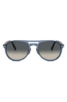 Persol 55mm Pilot Sunglasses in Navy at Nordstrom