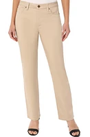 Jones New York Lexington Straight Leg Jeans Khaki at Nordstrom,