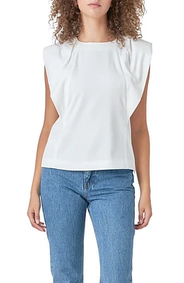 Endless Rose Sleeveless Top White at Nordstrom,