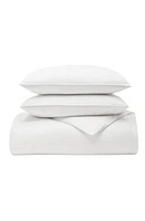 Boll & Branch Waffle Weave Organic Cotton Duvet Cover & Sham Set in White at Nordstrom