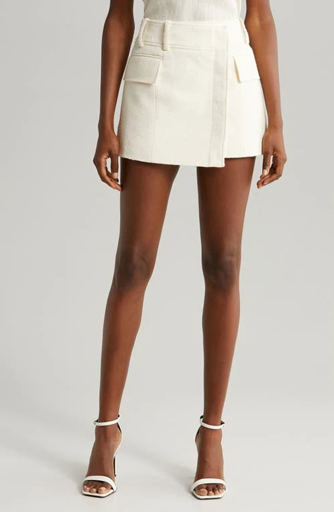 A. L.C. Cora Tweed Miniskirt Bone at Nordstrom,