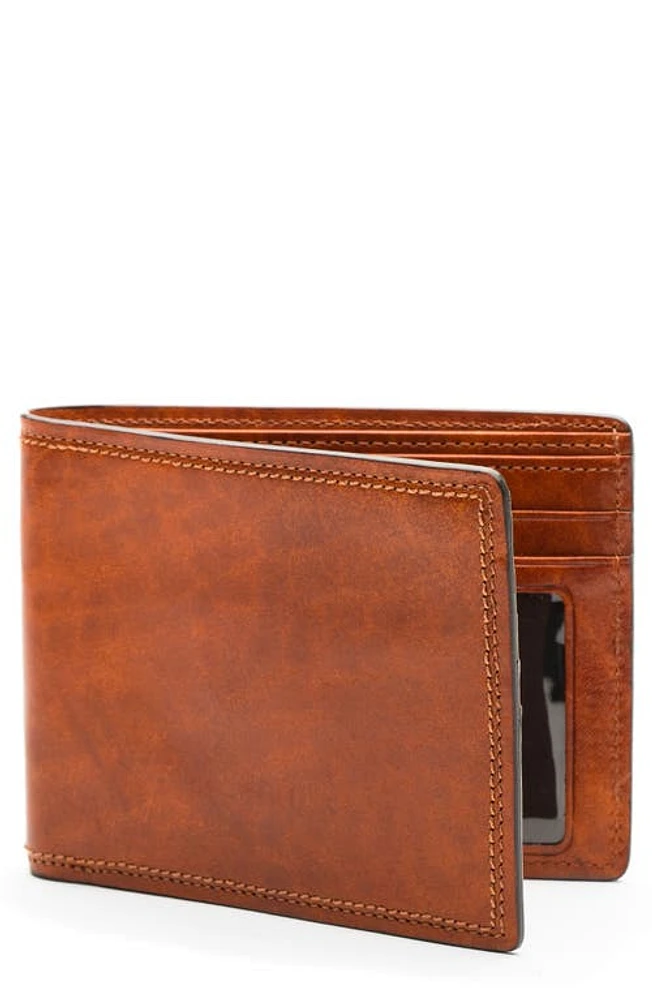 Bosca Dolce RFID Executive Wallet in Amber at Nordstrom