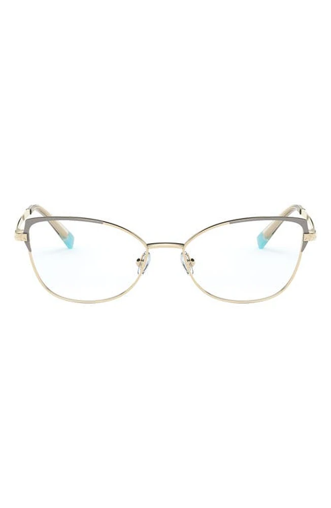 Tiffany & Co. 53mm Butterfly Optical Glasses in Pale Gold at Nordstrom