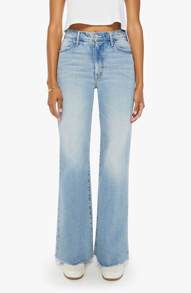 MOTHER The Hustler Roller High Waist Wide Leg Jeans I Confess at Nordstrom,