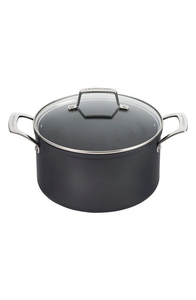 Le Creuset Nonstick Ceramic Stockpot in Black Ceramic at Nordstrom