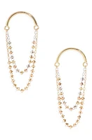 Poppy Finch Crescent Drop Earrings in 18Kyg at Nordstrom