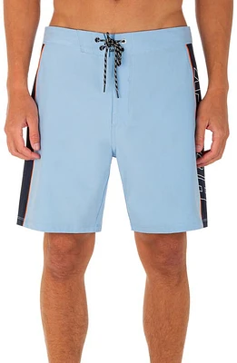 Hurley Phantom Fastlane Board Shorts in Psychic Blue/White at Nordstrom, Size 29