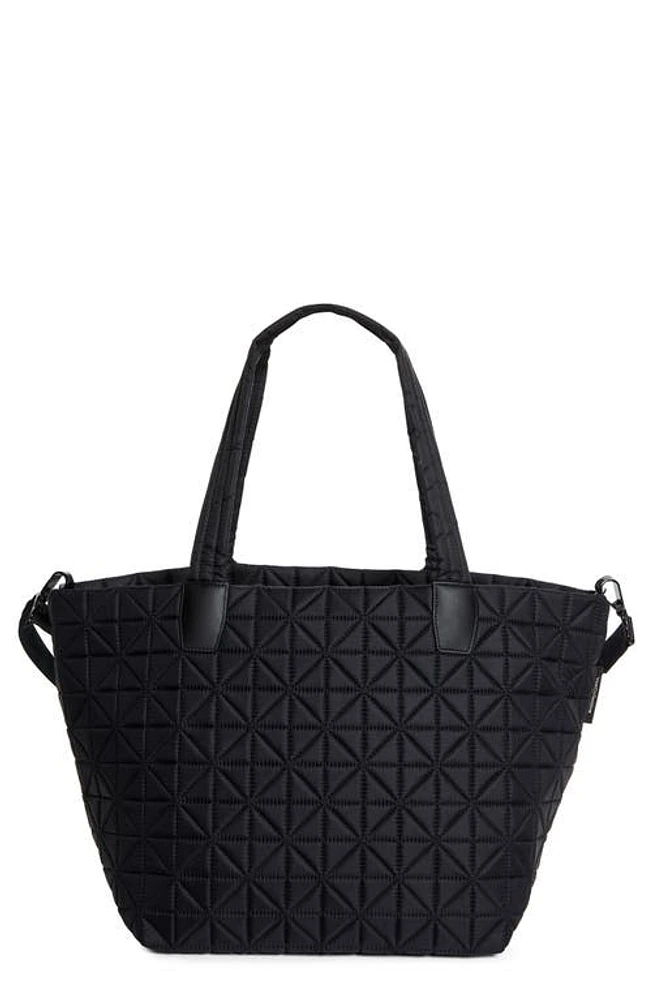 VeeCollective Medium Vee Quilted Recycled Nylon Tote in Black at Nordstrom