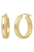 Bony Levy 14K Gold Sculpted Hoop Earrings in 14K Yellow Gold at Nordstrom