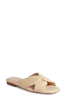 Nordstrom Cerise Slide Sandal Natural Raffia at Nordstrom,