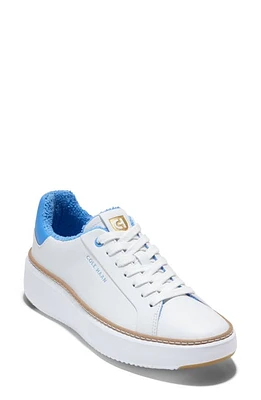 Cole Haan GrandPro Topspin Platform Sneaker White/Marina at Nordstrom,