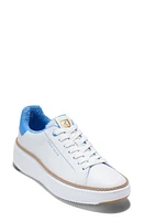 Cole Haan GrandPro Topspin Platform Sneaker White/Marina at Nordstrom,