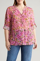 KUT from the Kloth Jasmine Roll Sleeve Top at Nordstrom,