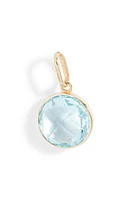 Anzie Classique Bezel Swiss Blue Topaz Charm at Nordstrom