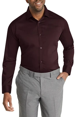 Johnny Bigg Hamilton Stretch Dress Shirt Garnet at Nordstrom,