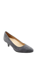 Trotters Kiera Pump Dark Grey Leather at Nordstrom,