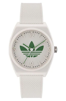 adidas Project Two Resin Strap Watch, 38mm in at Nordstrom