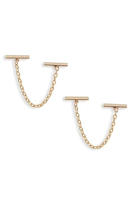 Set & Stones Dallas Double Stud Earrings in Gold at Nordstrom