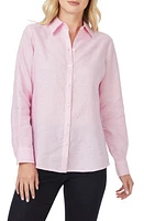 Foxcroft Jordan Linen Button-Up Shirt at Nordstrom,