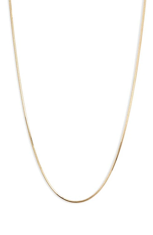 Argento Vivo Sterling Silver Argento Vivo Tuscany Chain Necklace in Gold at Nordstrom