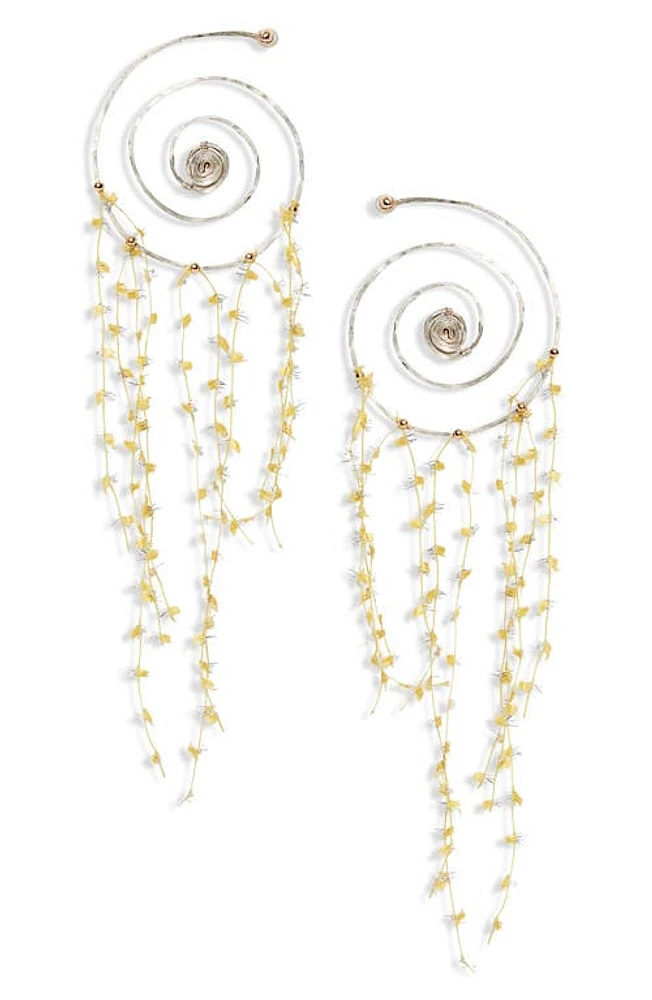 Isshi Seagrass Swirl Drop Earrings at Nordstrom