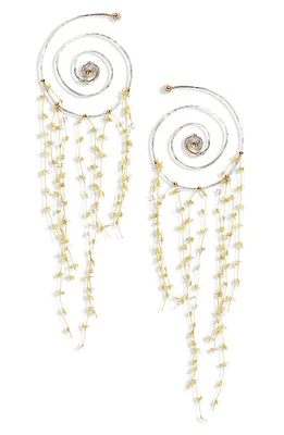 Isshi Seagrass Swirl Drop Earrings at Nordstrom