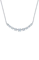 Kwiat Starry Night Curved Bar Diamond Necklace in White Gold/Clear at Nordstrom, Size 16