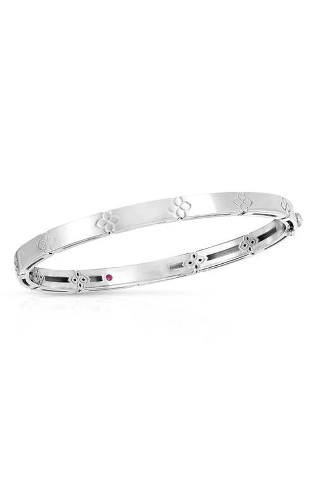 Roberto Coin Love in Verona Bangle in White Gold at Nordstrom, Size 7