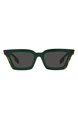 burberry Briar 52mm Square Sunglasses in Green at Nordstrom