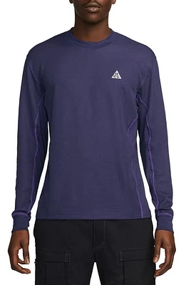 Nike ACG Dri-FIT ADV Goat Rocks Long Sleeve Top in Purple Ink/Purple Cosmos at Nordstrom, Size X-Large