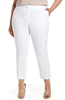 Vince Camuto Stretch Twill Crop Pants Ultra White at Nordstrom,