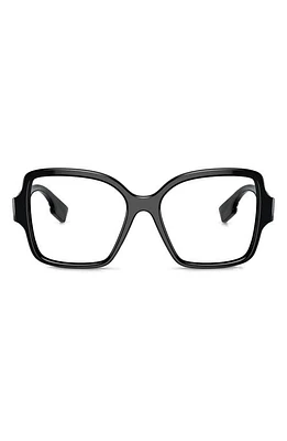 burberry 54mm Square Optical Glasses in Black at Nordstrom