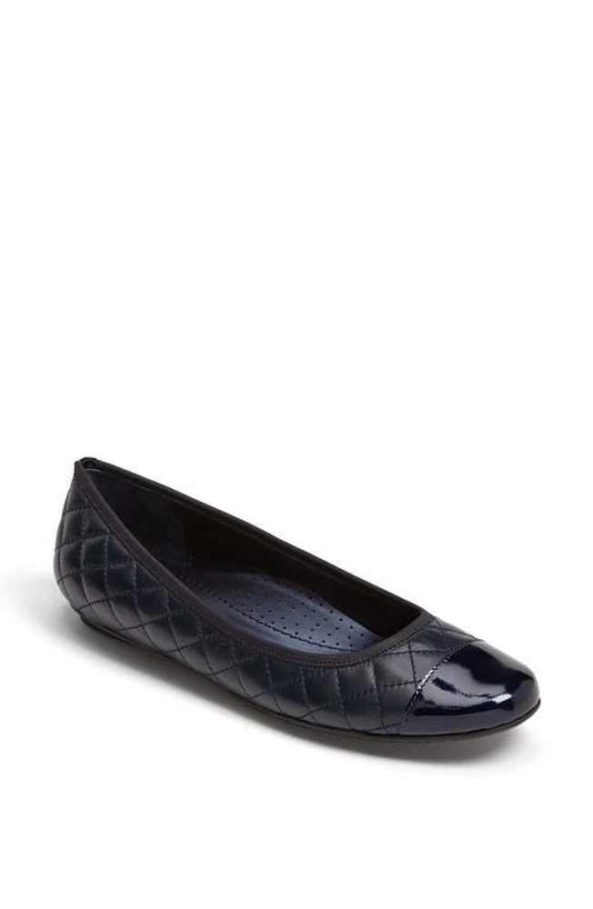 VANELi 'Serene' Flat Navy Nappa/Patent at Nordstrom,