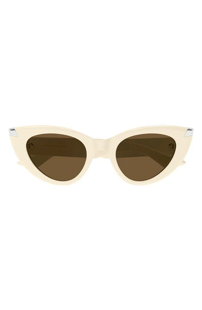 Alexander McQueen 50mm Cat Eye Sunglasses in at Nordstrom