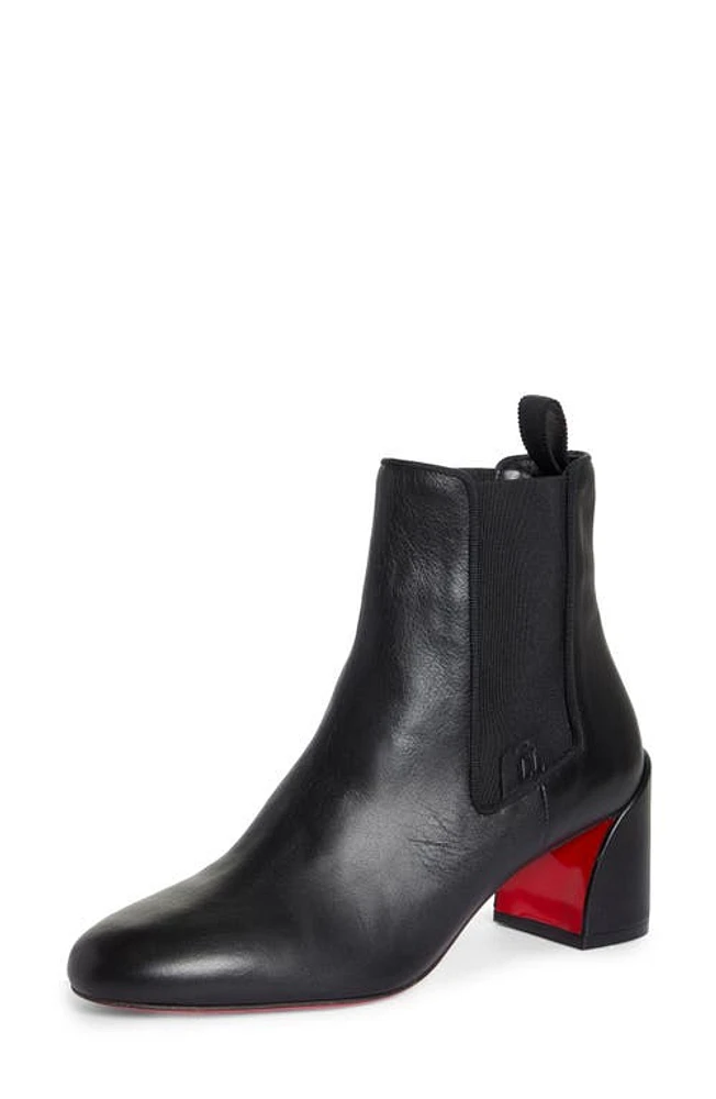 Christian Louboutin Turelastic Chelsea Boot Bk01 Black at Nordstrom,