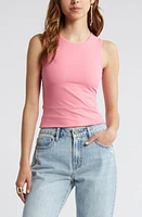 Open Edit Smooth Crewneck Tank at Nordstrom,