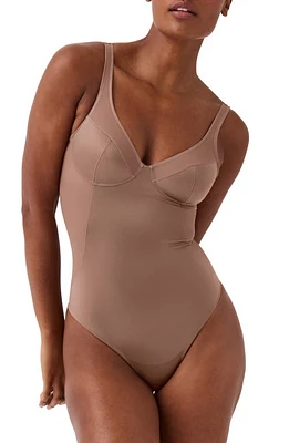 SPANX Shaping Satin Thong Bodysuit at Nordstrom,