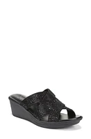 Naturalizer Rowena Platform Wedge Slide Sandal Fabric at Nordstrom,