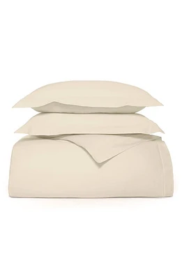 Boll & Branch Signature Hemmed Duvet Set in Natural at Nordstrom